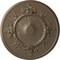 Ekena Millwork Flower Ceiling Medallion (Fits Canopies up to 3 7/8"), Hand-Painted Warm Silver, 27"OD x 1 1/8"P CM27FLWSS - alternate 1